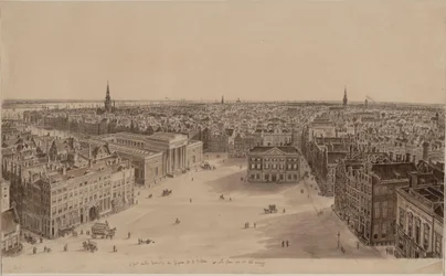 Blick auf Amsterdam vom Turm des Königspalastes